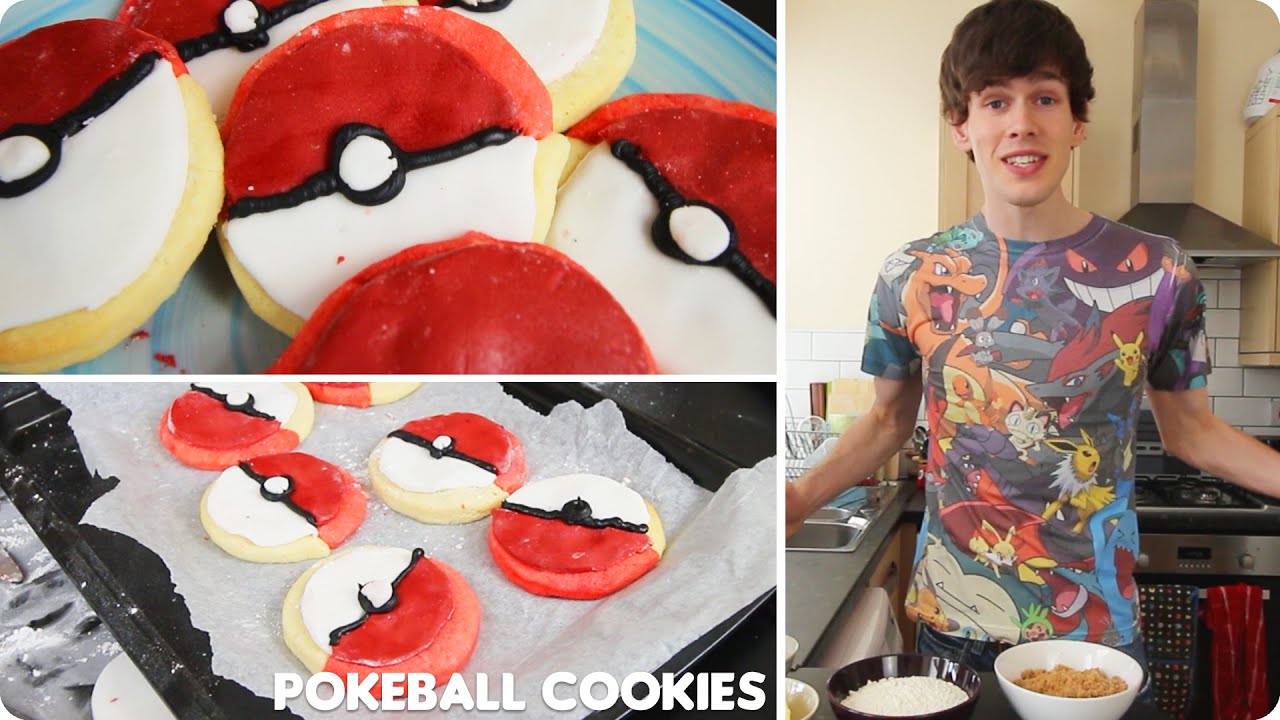POKEBALL COOKIES | Pokemon Baking