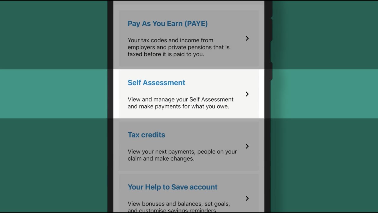 How do I find my Self Assessment Unique Taxpayer Reference on the HMRC app?