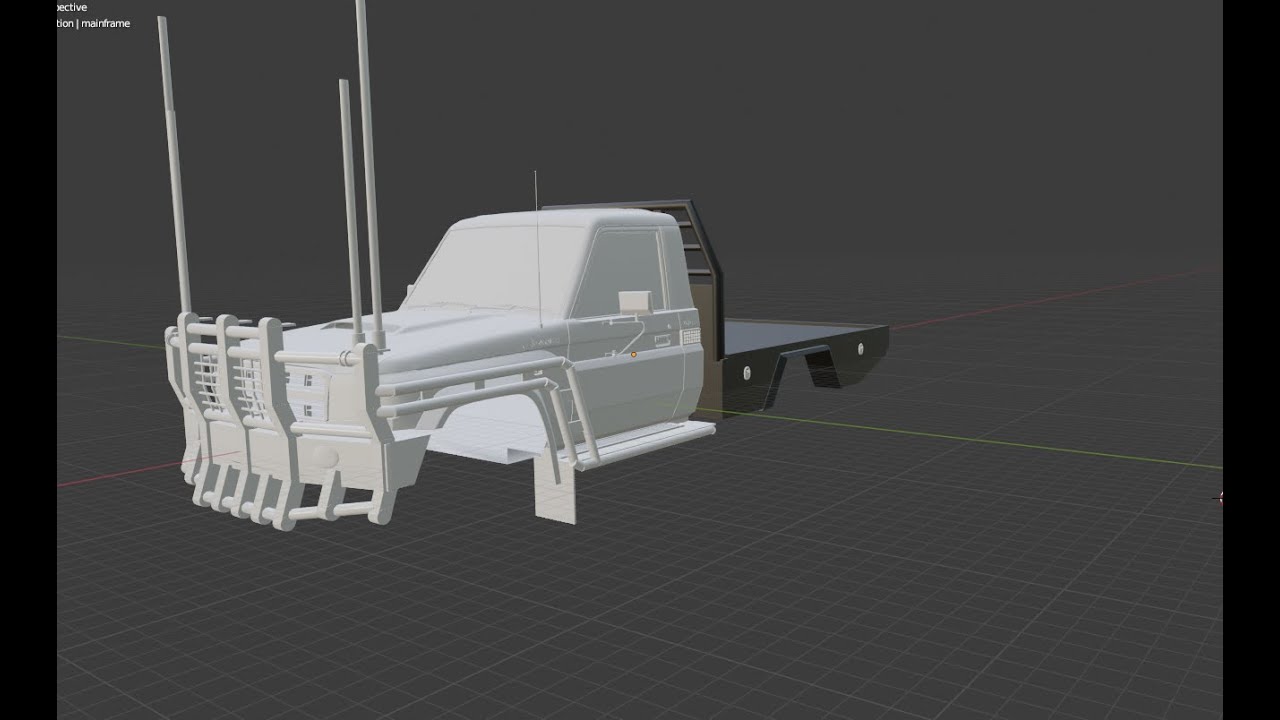 creating a farming simulator mod from scratch l part 1 l blender