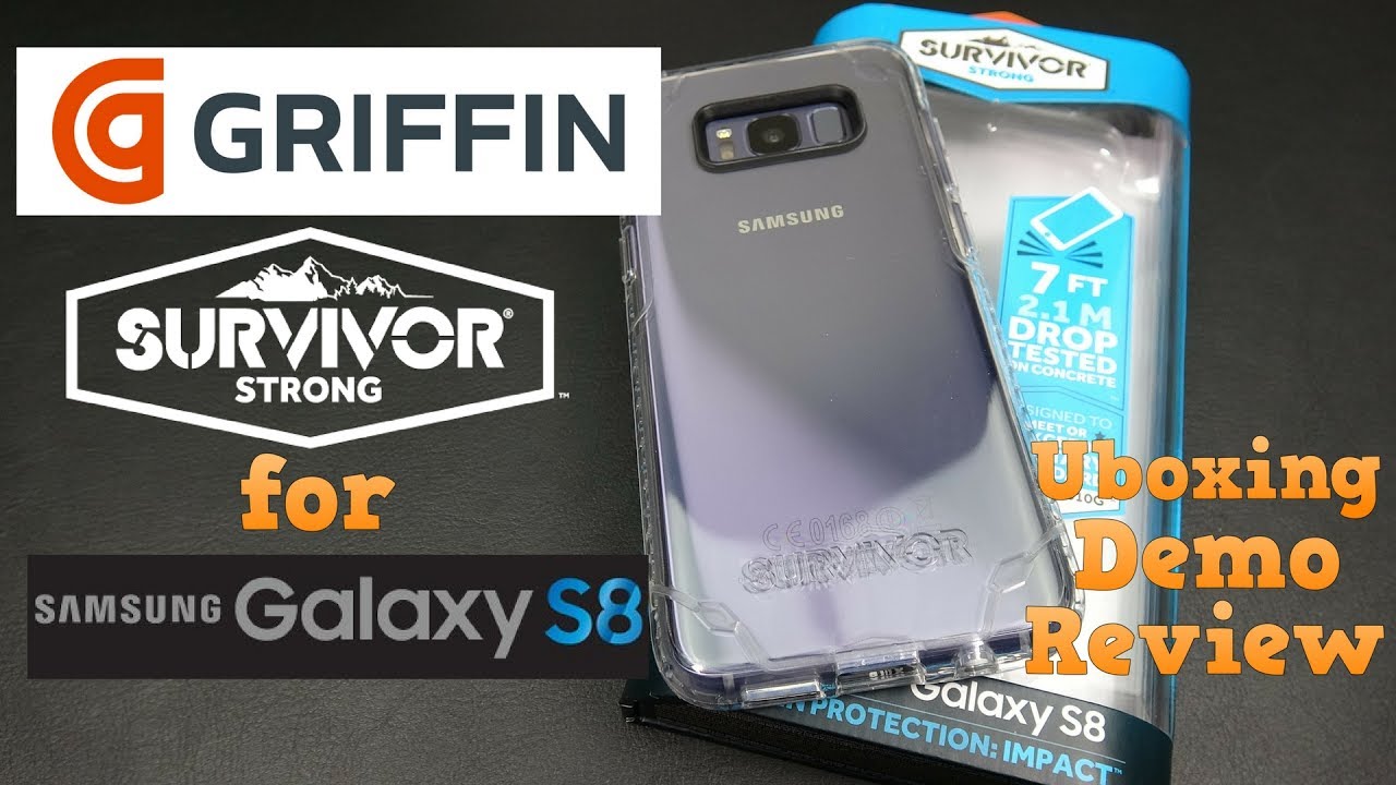 Griffin Survivor Strong for Samsung Galaxy S8 | Unboxing | Demo | Review