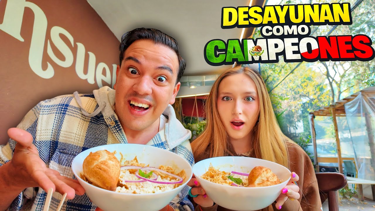 😱 CUBANO 🇨🇺 PRUEBA por PRIMERA VEZ CHILAQUILES en MÉXICO 🇲🇽 *DESAYUNAN FUERTE*