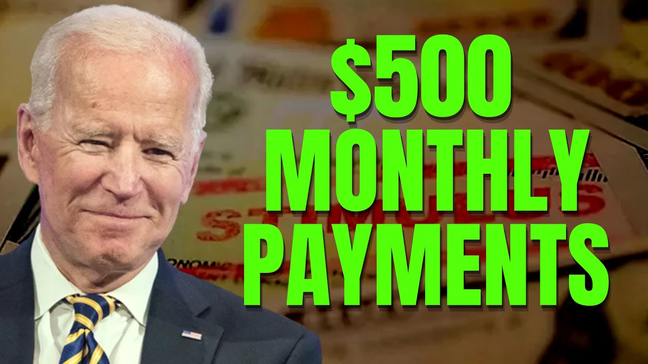 $500 MONTHLY STIMULUS PAYMENTS! INFLATION RELIEF PAYMENTS TO THESE AMERICANS