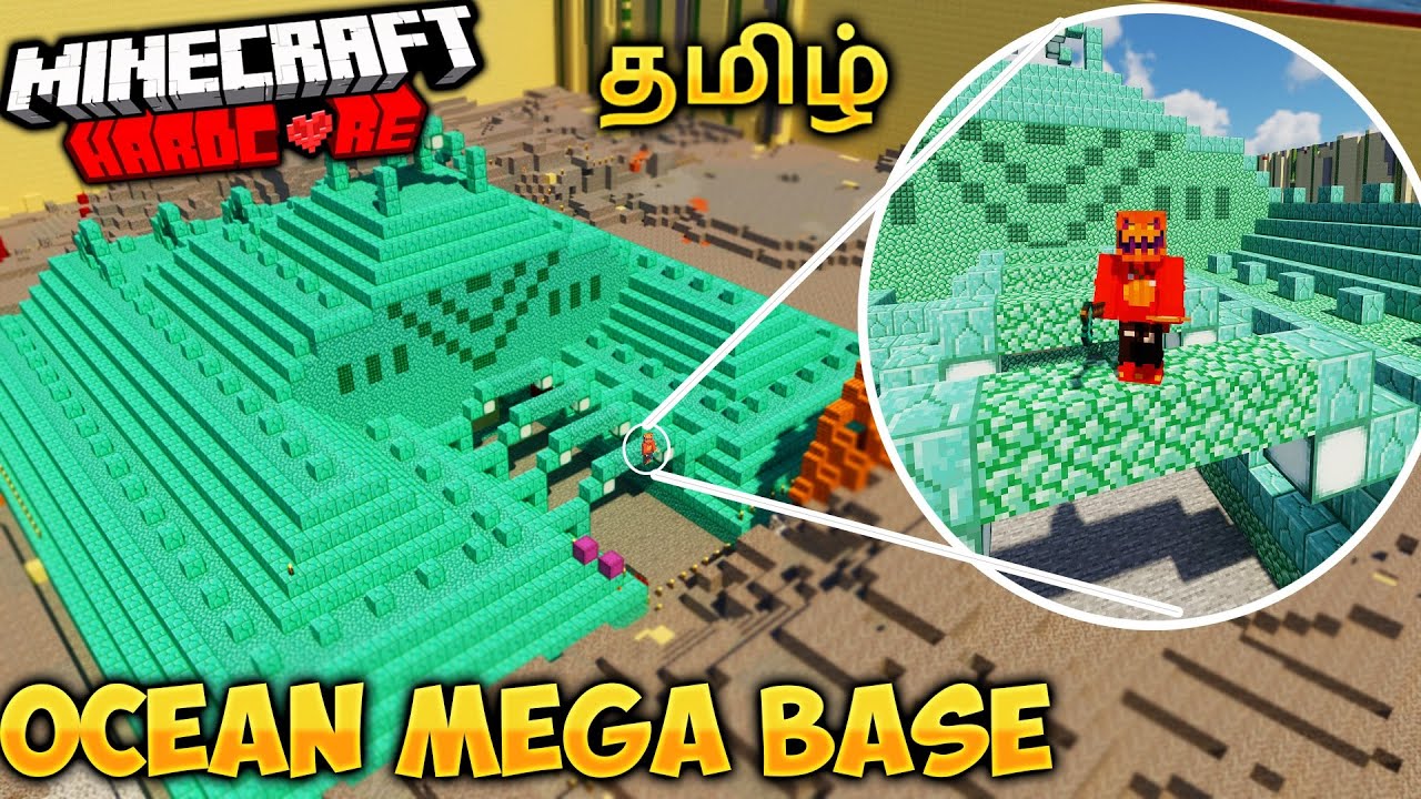MEGA OCEAN BASE START in MINECRAFT TAMIL