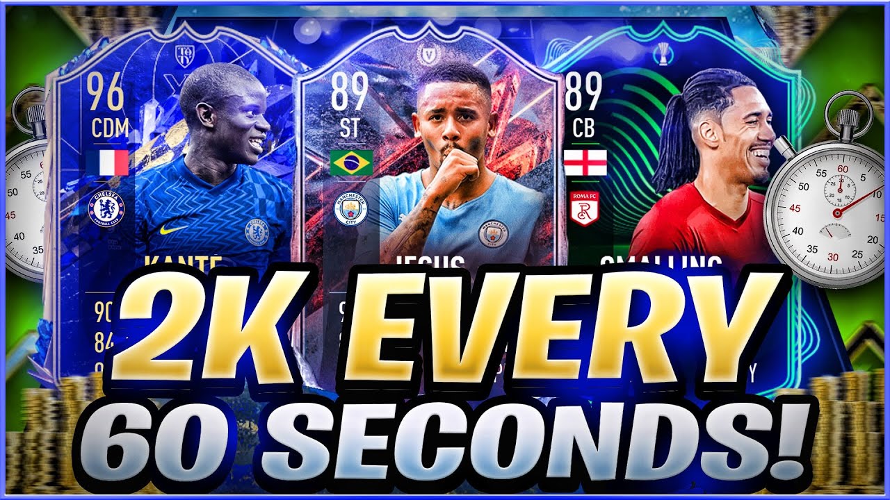 OMG! 2K EVERY 60 SECONDS FIFA 22 BEST TRADING METHOD (FIFA 22 SNIPING FILTERS & FLIPPING)