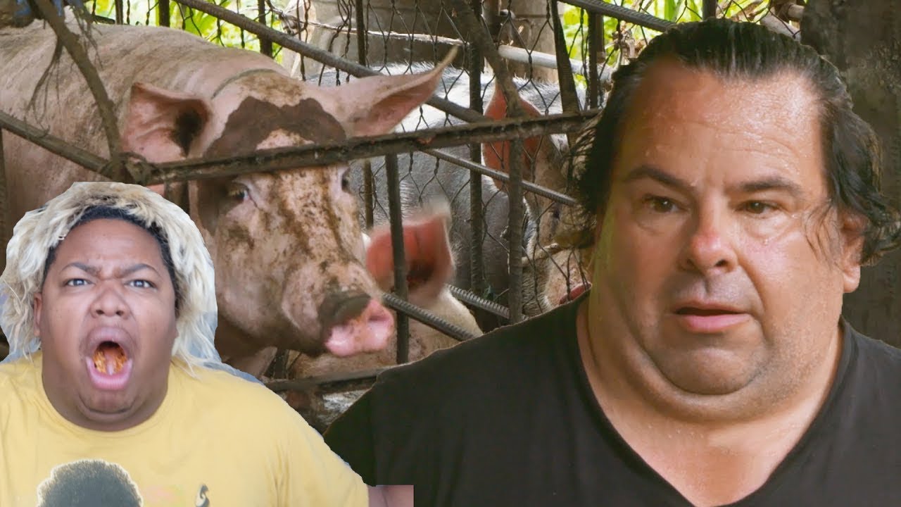 Big Ed Tries To Feed Pigs To Impress Rose's Dad 90 Day Fiance
