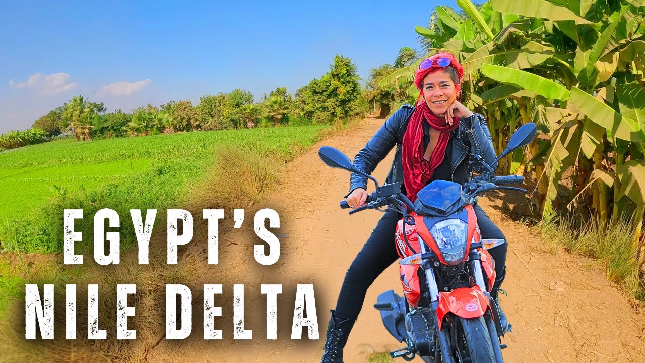 Solo Motorbike Journey Through Egypt&rsquo;s Nile Delta | Egypt Vlog 374 | دلتا النيل