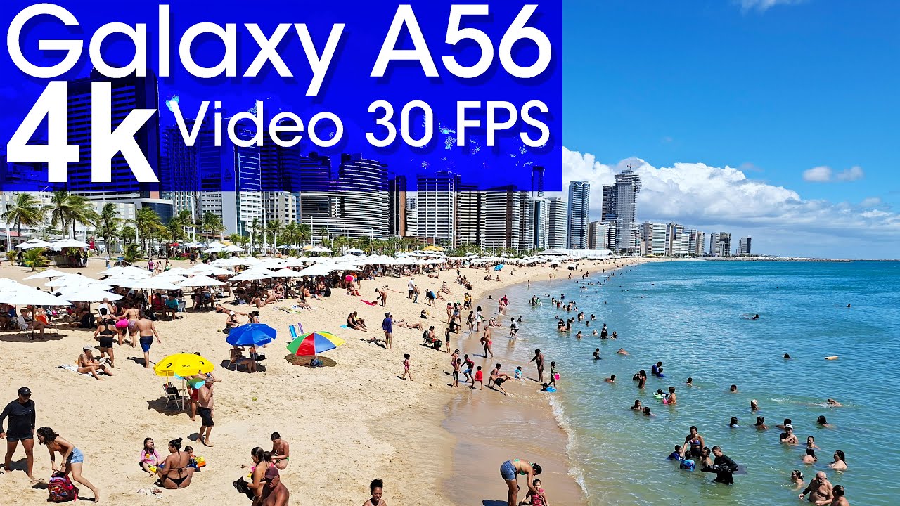 Samsung Galaxy A56 Video recording test 4k 30fps