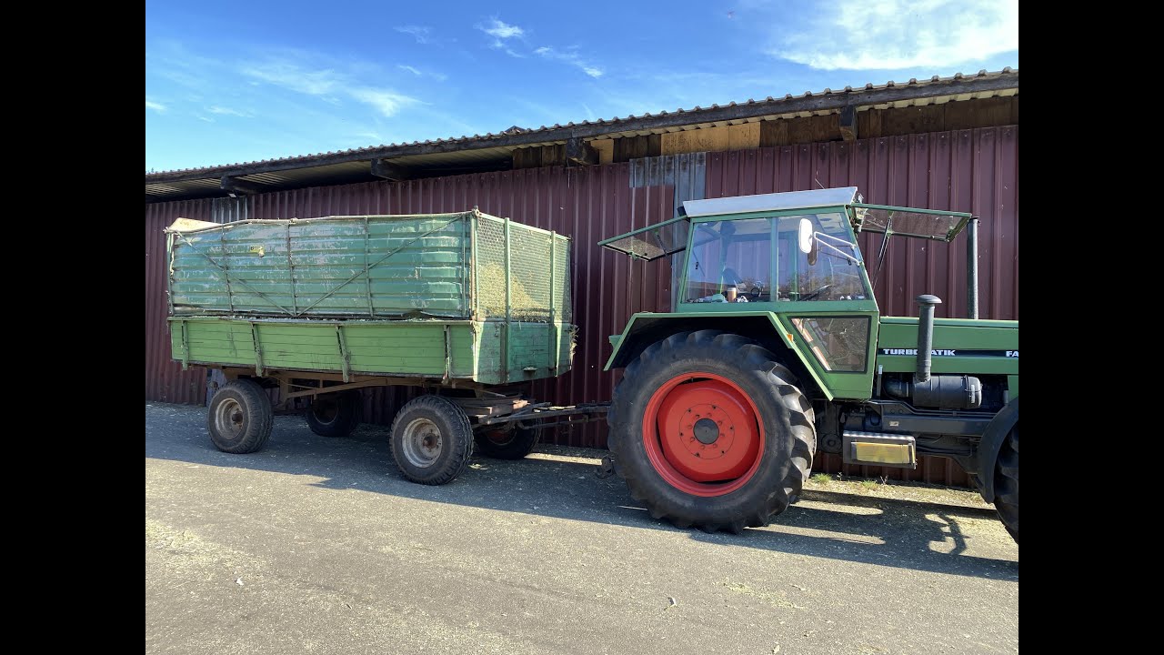 Oldtimer Häckseln in Borchel bei Familie Junck am 10.10.2021