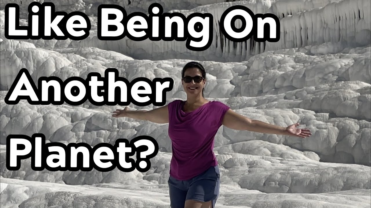 Pamukkale Cotton Castle Denizli Turkey | Cleopatra Thermal Pool & Hierapolis Ruins