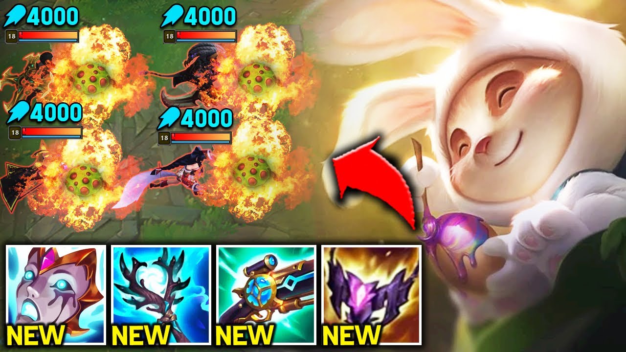 SEASON 14 TEEMO CREATES NUCLEAR SHROOMS! (REWORKED AP ITEMS ARE BUSTED)