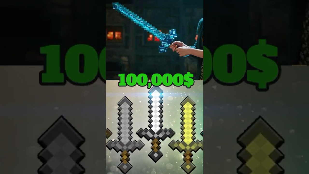 The Real-Life Cost of Every Minecraft Sword!