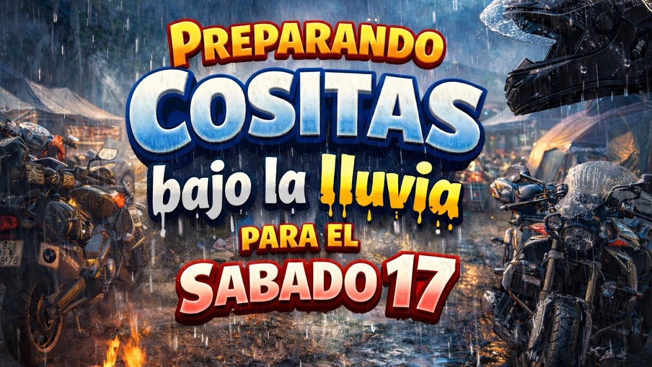 Preparando Cositas,agua,frío y muchas ganas