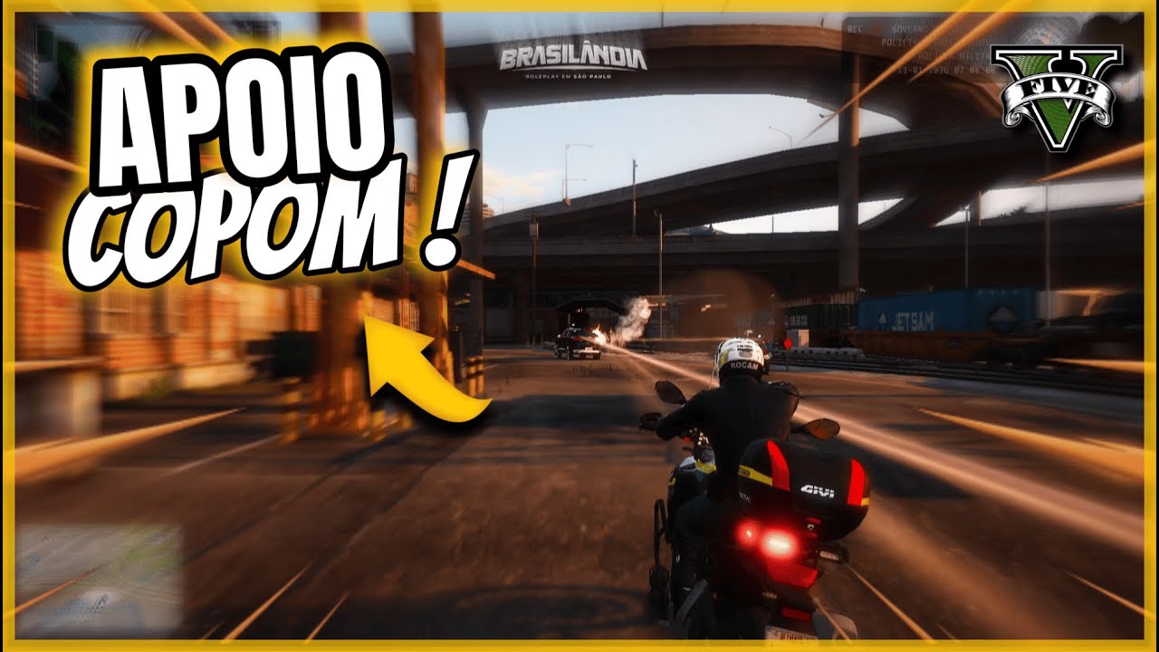 TROCA DE TIROS INTENSA CONTRA A ROCAM - GTA RP