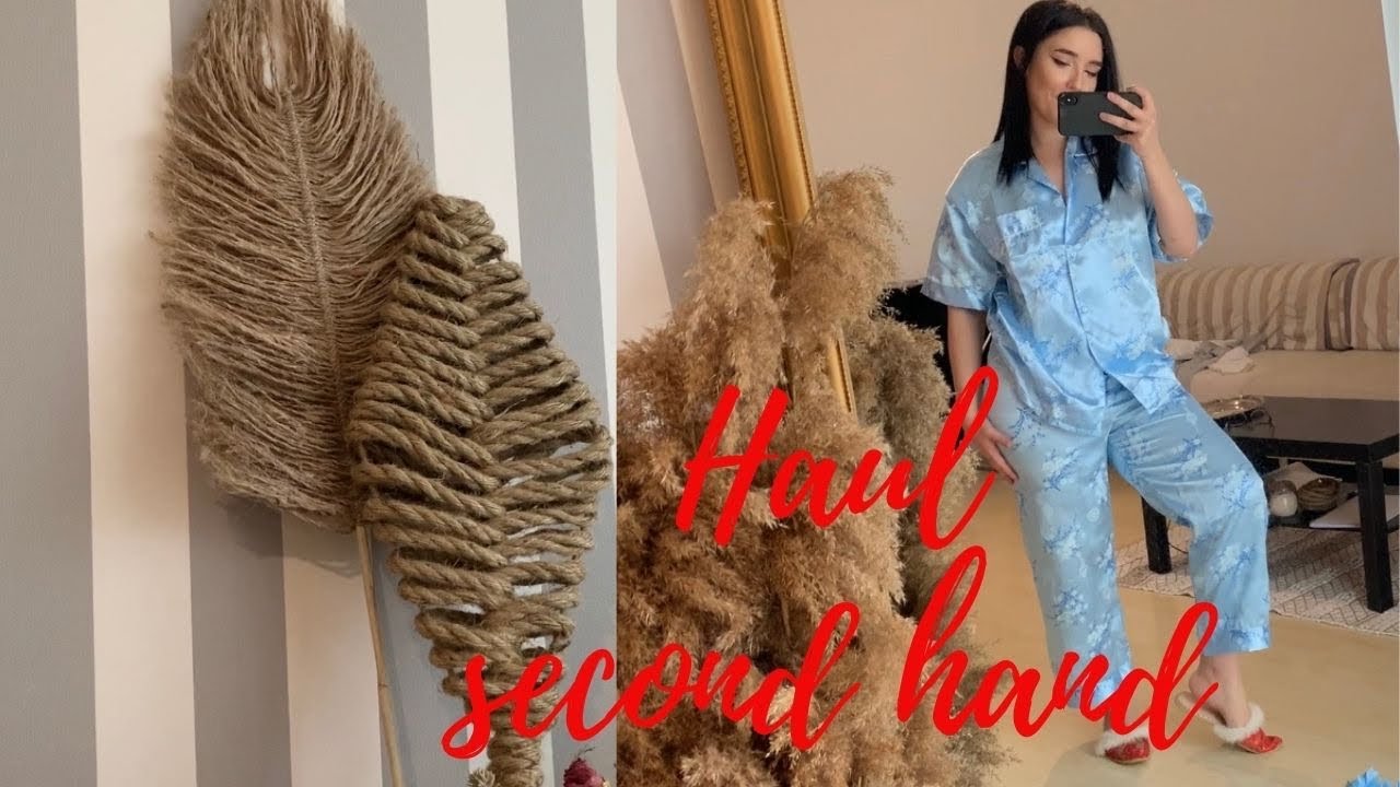 Daily Vlog! Haul second hand si diy pampas