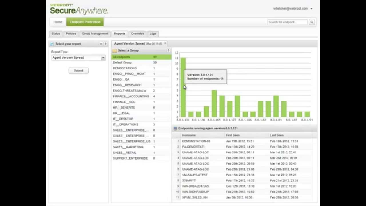 How To Use Reporting - Webroot SecureAnywhere Business