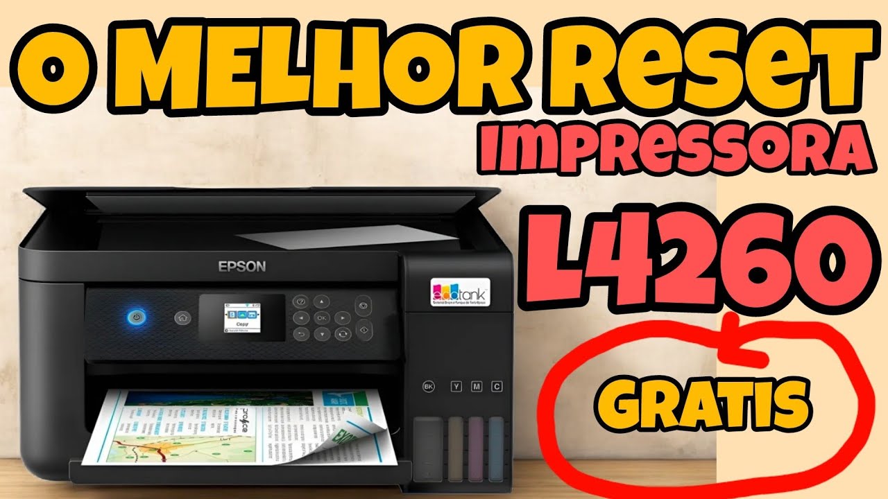 O Melhor Reset Impressora Epson L4260 , L4261, L4167 Atualizado 2026