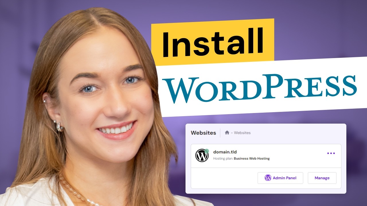 Как ЛЕГКО установить WordPress на Hostinger (2025)