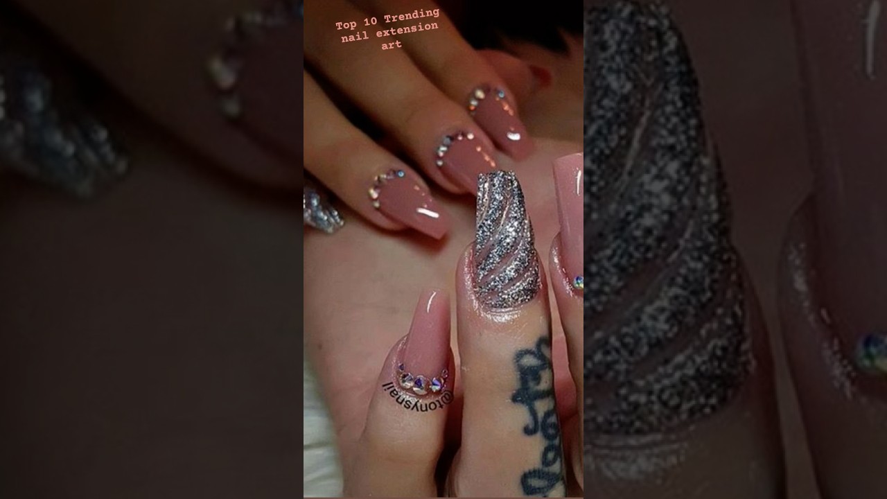 Top 10 Trending nail extension for Bridal design #fashion
