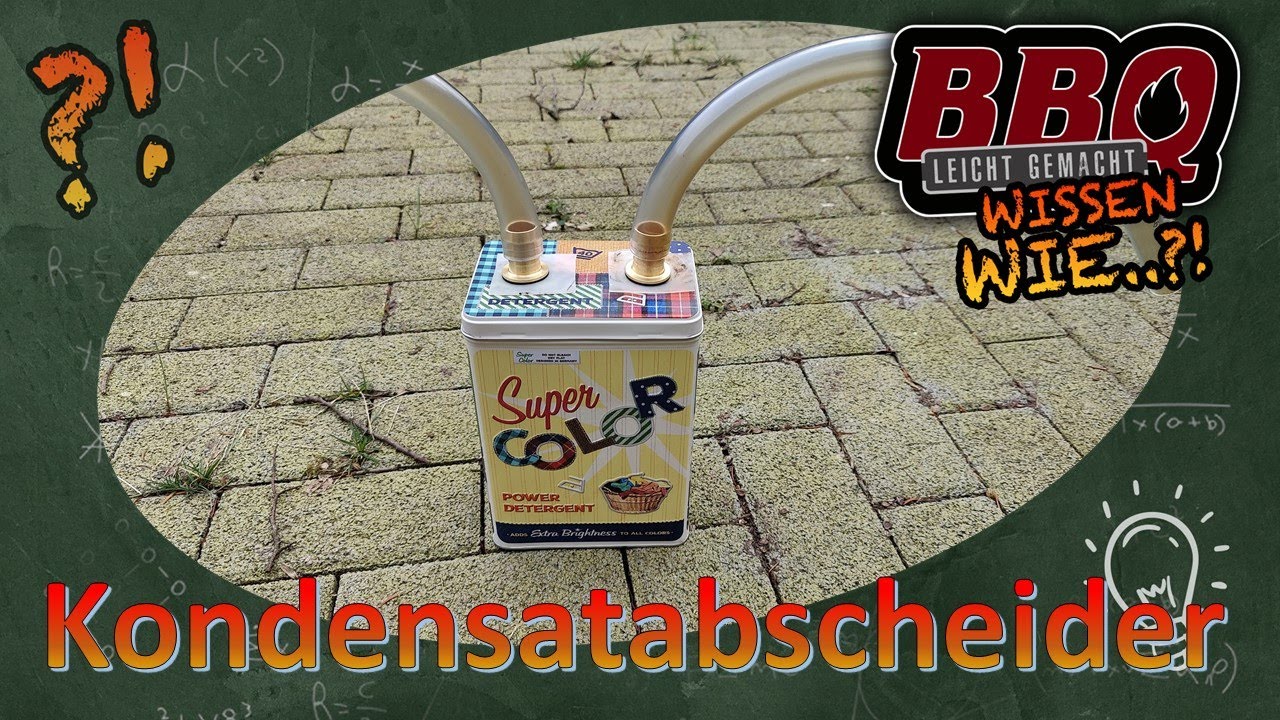 Bau eines Kondensatabscheiders für den Kaltrauchgenerator
