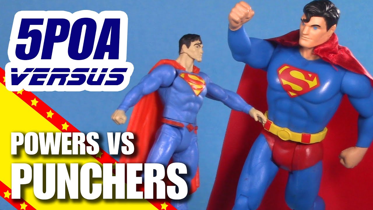 NEW 2022 SUPER POWERS VS PAGE PUNCHERS! McFarlane Toys Superman - 5POA VERSUS Action Figure Review