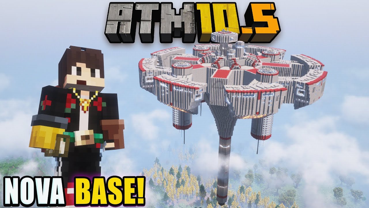 ESSA É O NOVO PROJETO COLOSSAL! NOVA BASE! - #ATM10.5 HARDCORE EP 04!