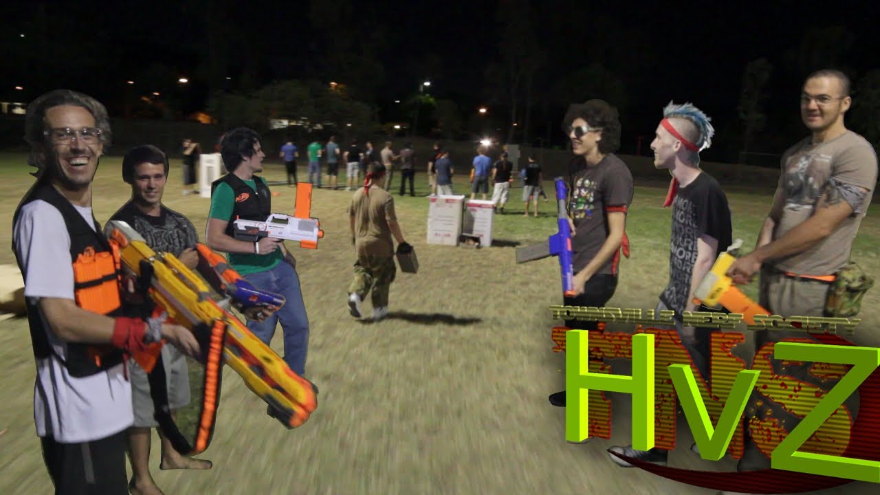 Parkour Zombie Flip! Humans vs Zombies | TNS Nerf War