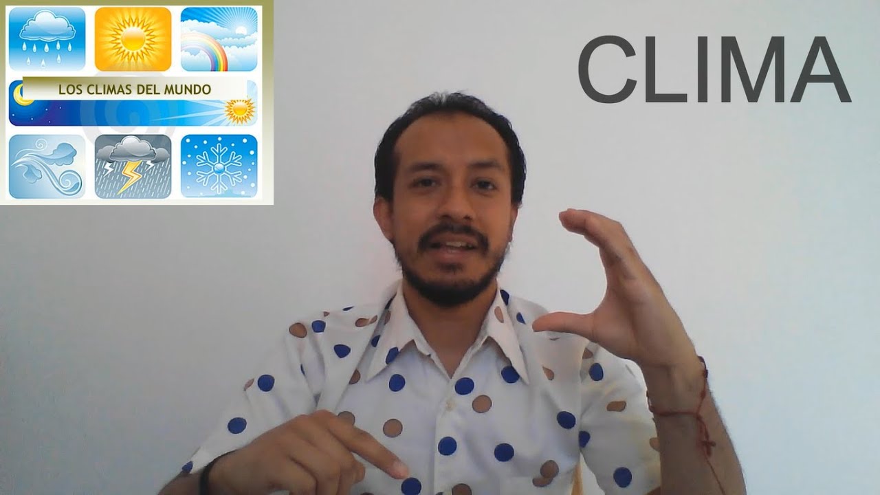 Lengua de Señas Mexicana Clima y Naturaleza 2020 🍃🌳🌞🌪❄🌈🌊Lluvia, Sol, Granizo, Meteorología, Rayos 🌕⭐