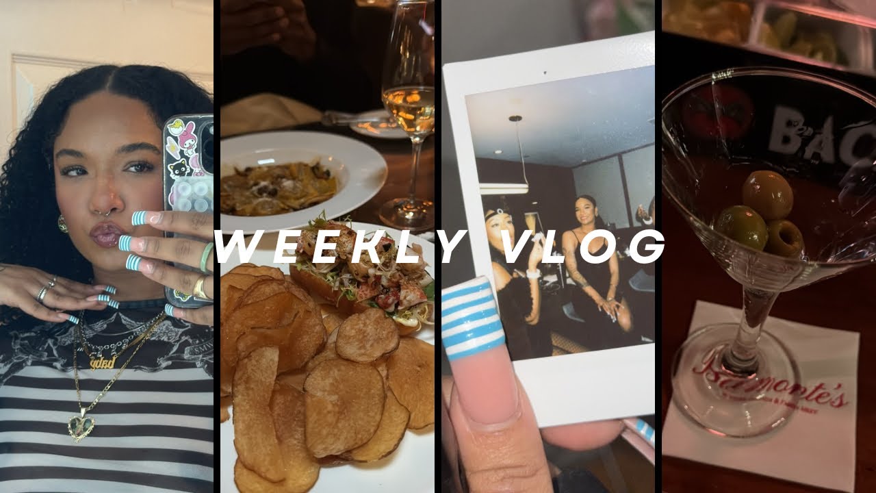 Weekly vlog| Back in NYC + caught in a blizzard, lots of dinners & drinks, girls night in DC & more!