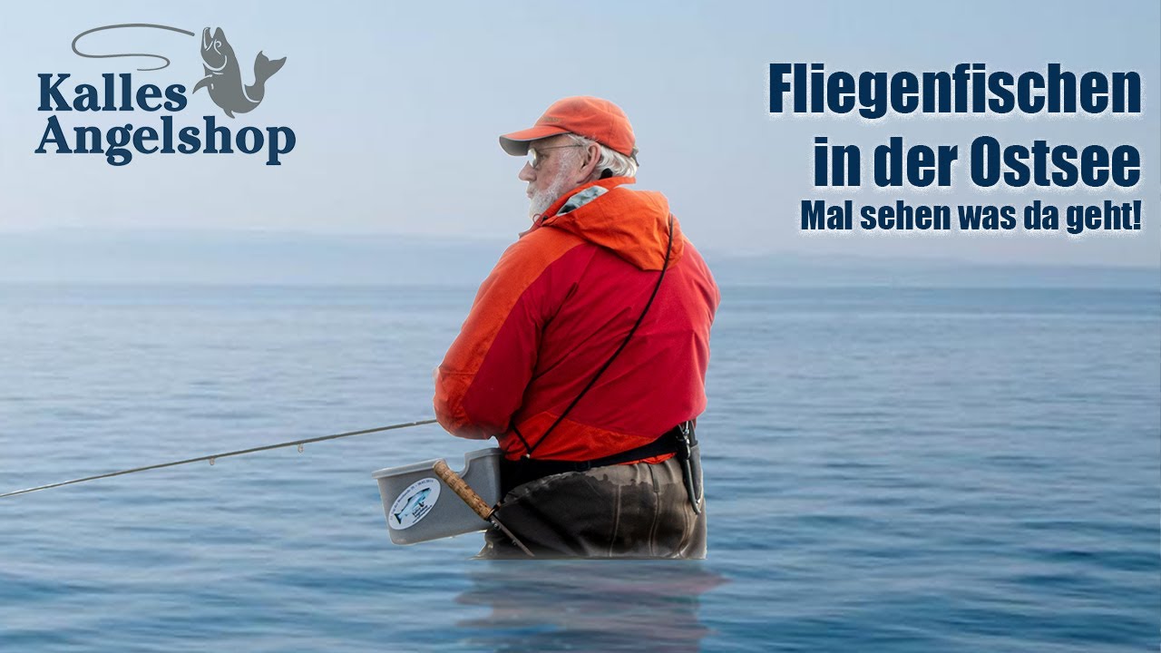 Fliegenfischen in der Ostsee auf Hornhecht - mit meinem Kumpel Jürgen Friesenhahn