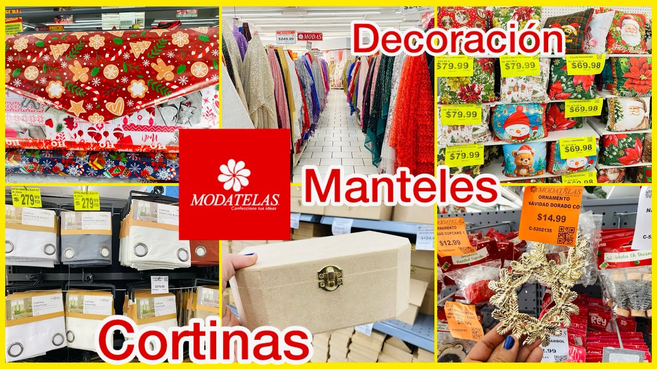 RECORRIDO TIENDA Modatelas😱Encontré 😍Bonitos😍Manteles✨cojines✨Decoración para hogar🏡tienda modatelas