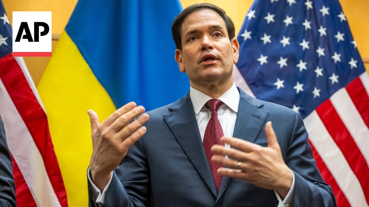Marco Rubio gives an update on Ukraine peace plan talks in Geneva