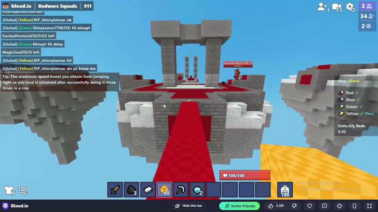 [bedwars] playing bedwars with friends ||bloxd