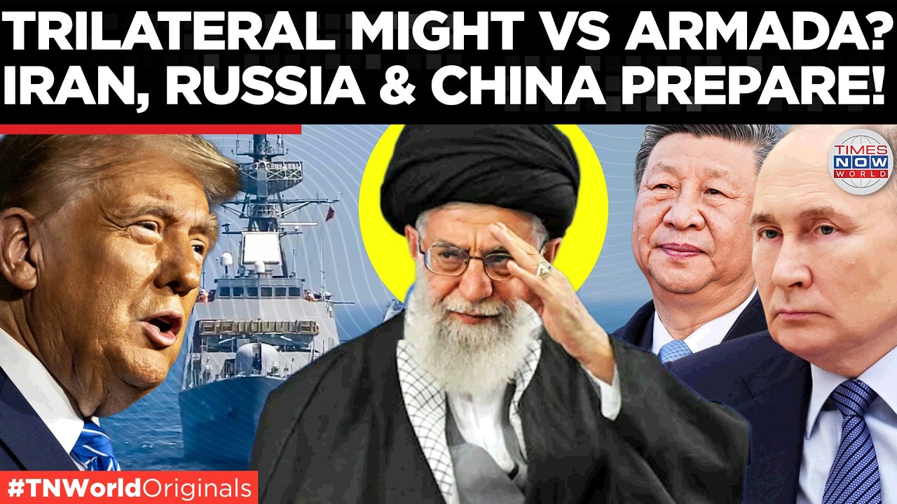 US VS IRAN: Iran, Russia, China Hold Naval Drills In Gulf Of Oman As US Warships Rush | World News