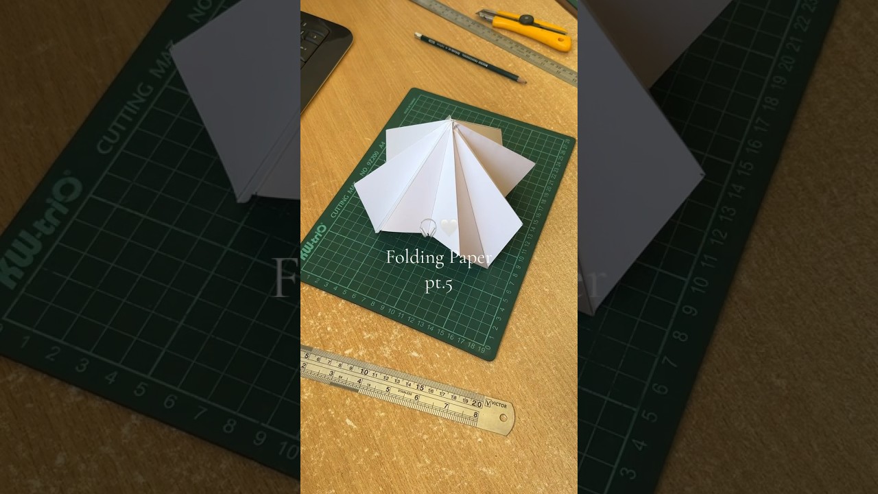 Folding Paper pt. 5 🤍&mdash; from the book Folding Techniques for Designers by Paul Jackson #paperfolding