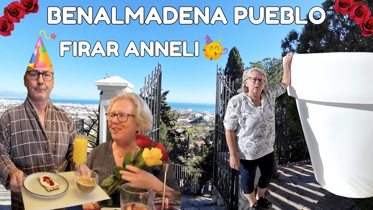 Europaäventyret 11 | VLOGG Benalmadena Pueblo och Kalas