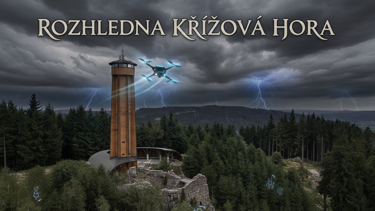 ROZHLEDNA KŘ&Iacute;ŽOV&Aacute; HORA #drone 