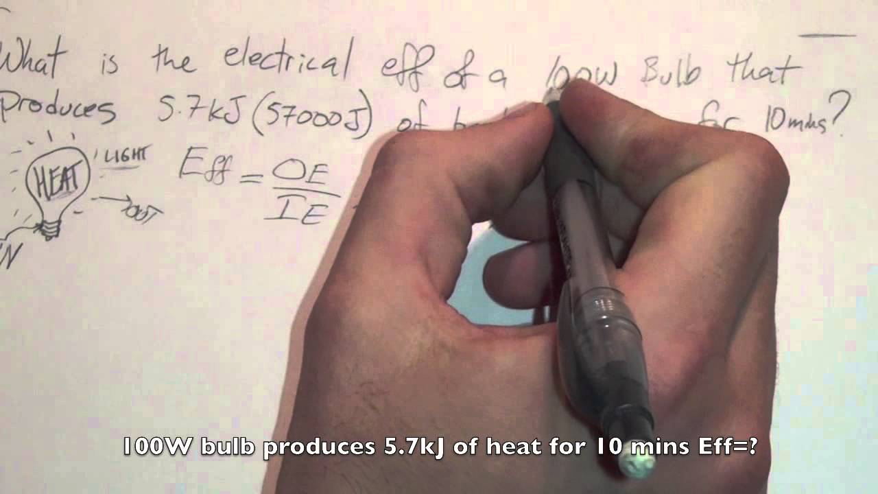 Calculating Electrical Efficiency