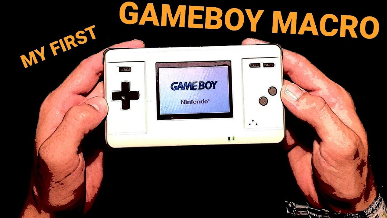 My first Gameboy Macro mod (Nintendo DS classic)