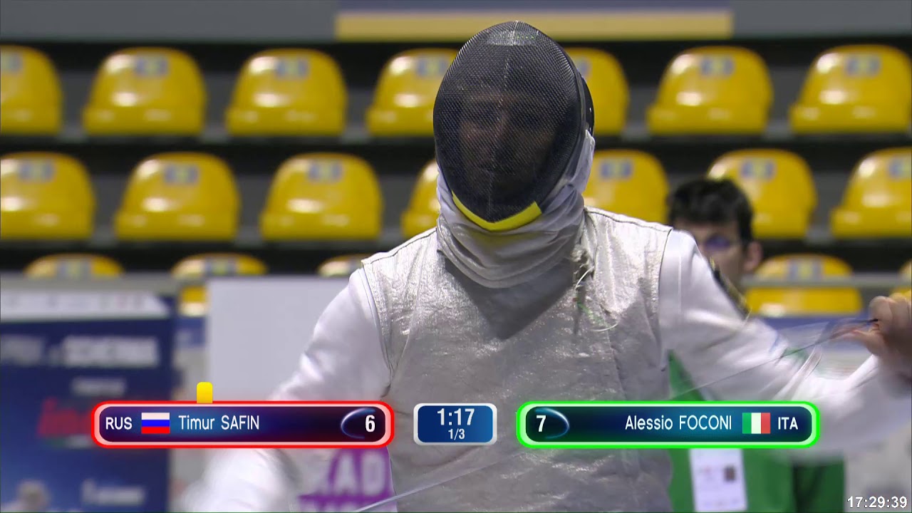 2018 134 M F индивидуальная гонка TURIN ITA GP, полуфинал 02, подиум FOCONI ITA против SAFIN RUS