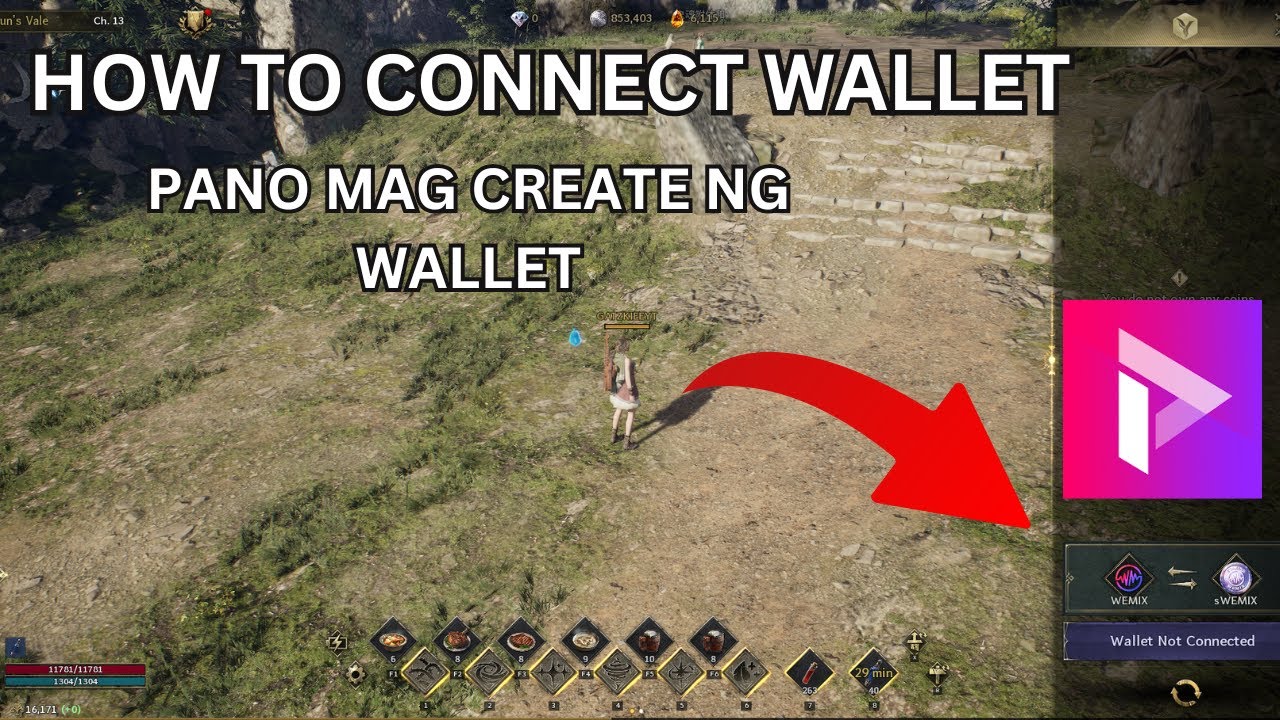 HOW TO CONNECT AND CREATE WEMIX WALLET LEGEND OF YMIR