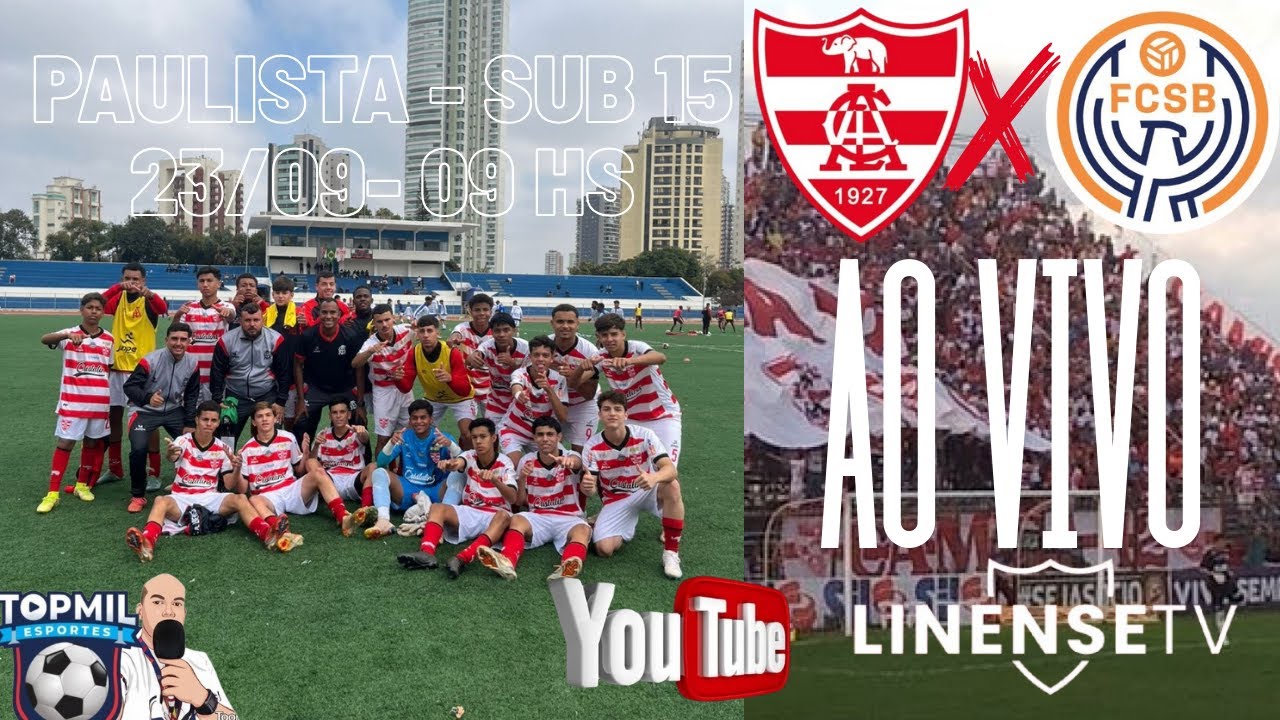 🔴CA LINENSE X  SKA BRASIL   -⚽SUB 15 - PAULISTA DE 2025 - TERCEIRA  FASE