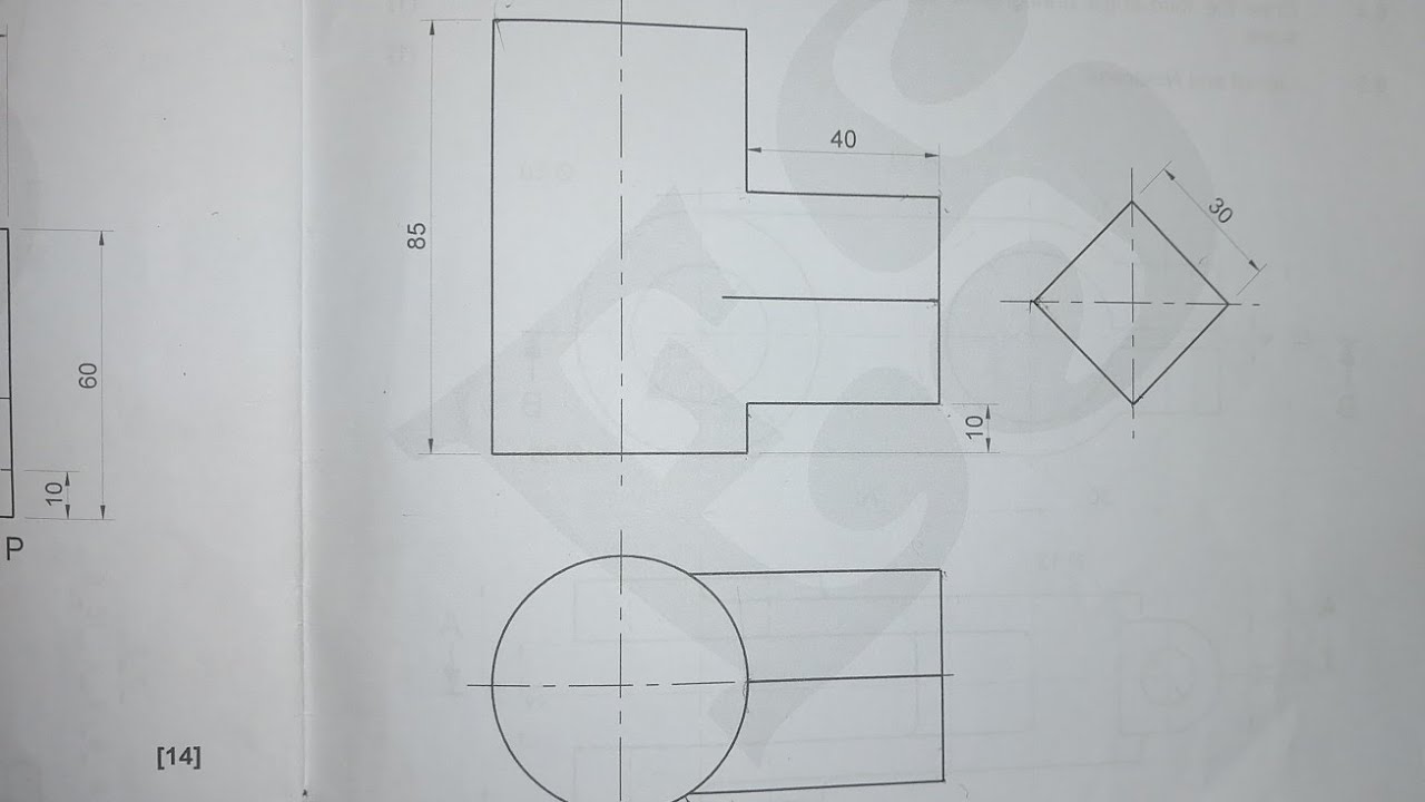 Engineering Drawing N2/Interpretation(22 March 2018) Q5