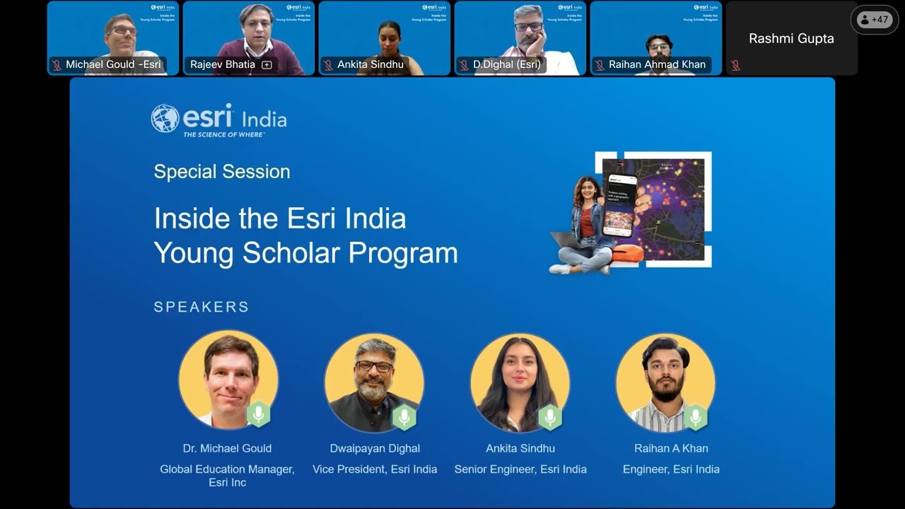 [Special Session] Inside the Esri India Young Scholar Program