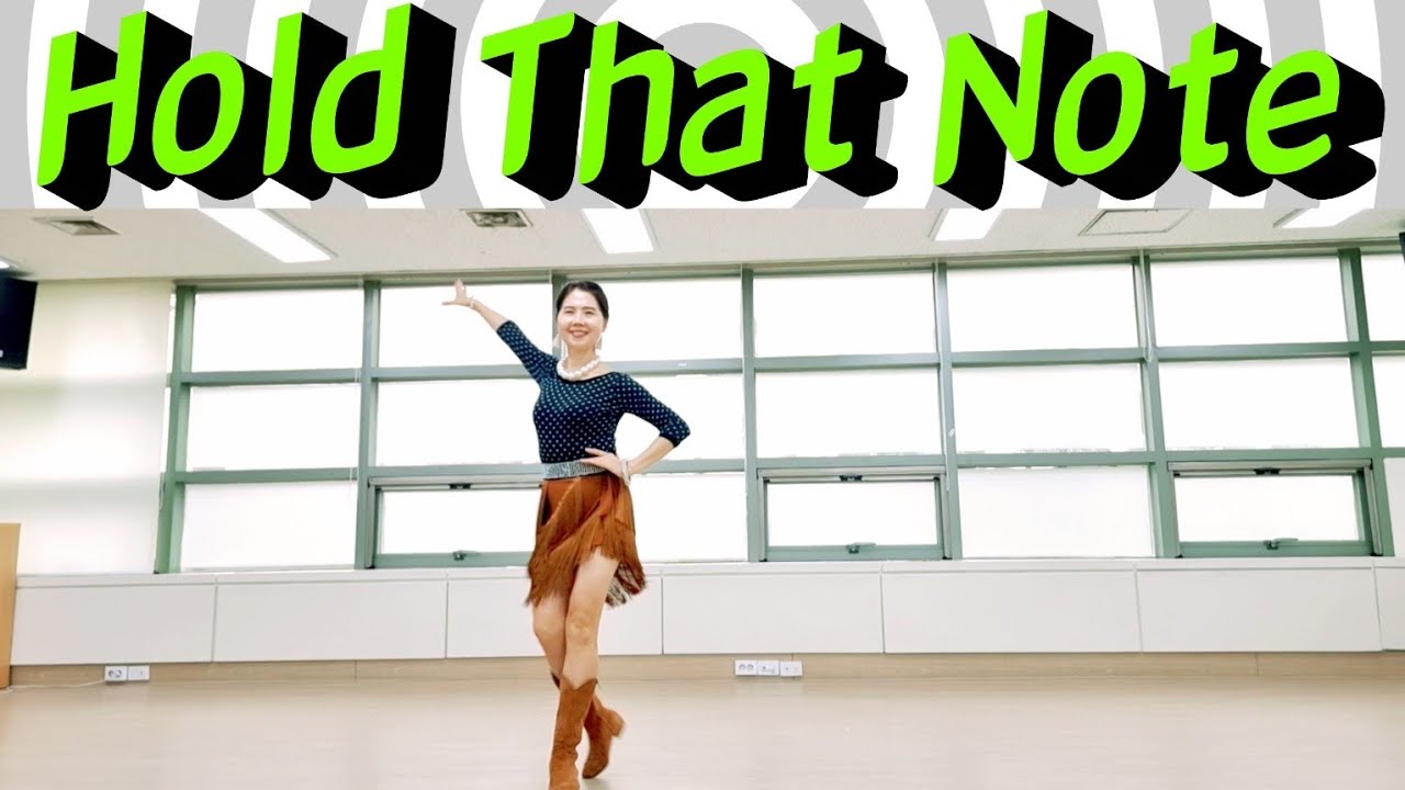 Hold That Note Improver Line Dance 홀드댓노트초중급라인댄스