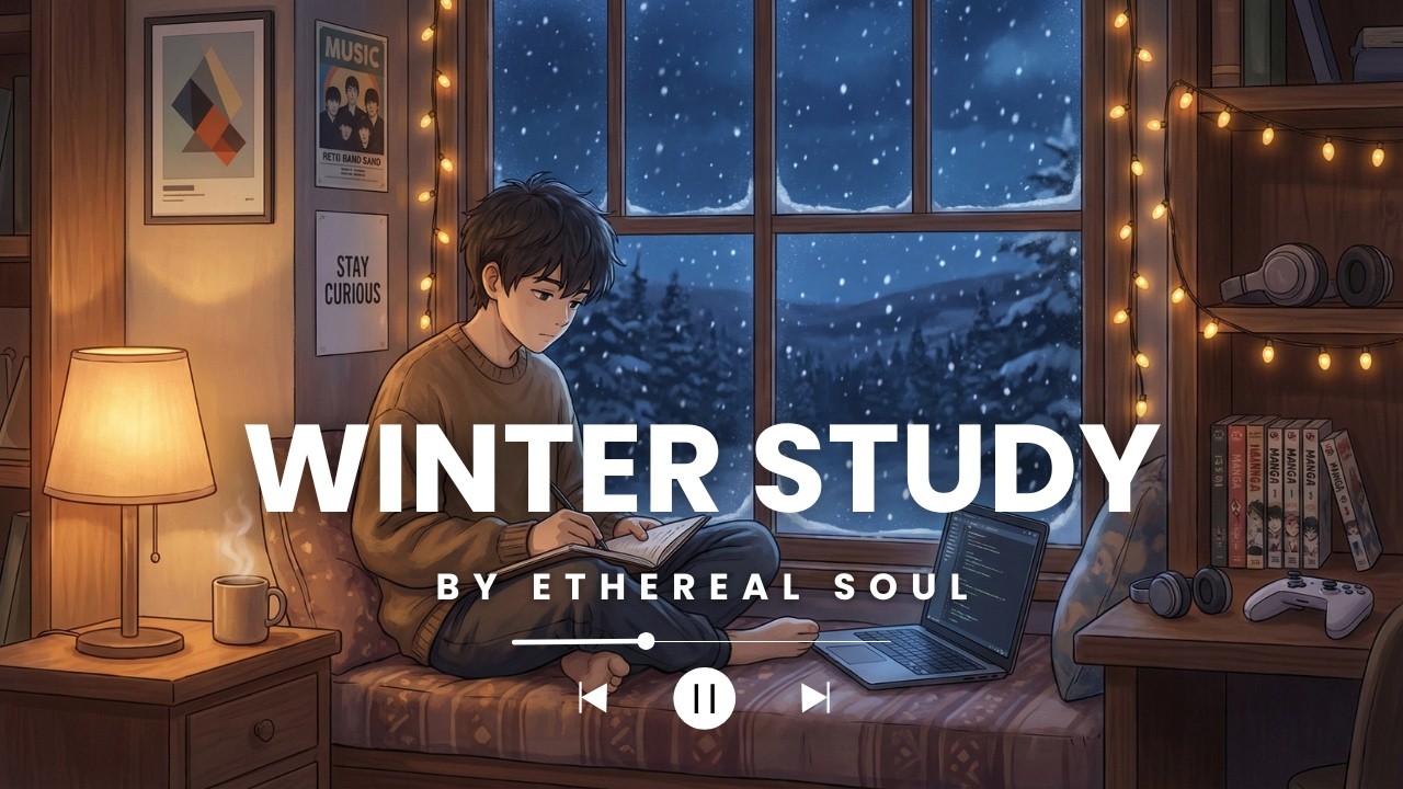 Winter Study Lo-Fi ❄️ Snowlight Focus Beats for Deep Work & Coding