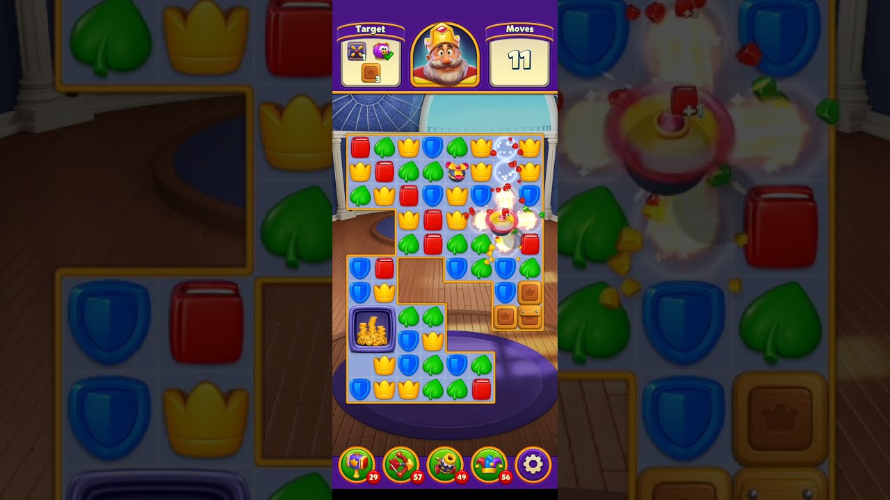 Royal Match Mobile Gameplay Level 709