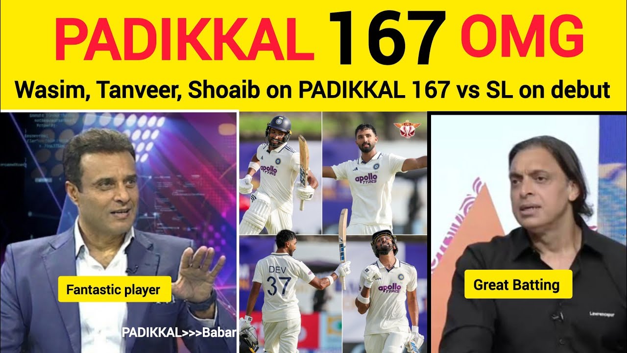 Tanveer Ahmed On Devdutt Padikkal 167 vs SL |  Pak Media Reaction | IND vs SL Test Series 2026