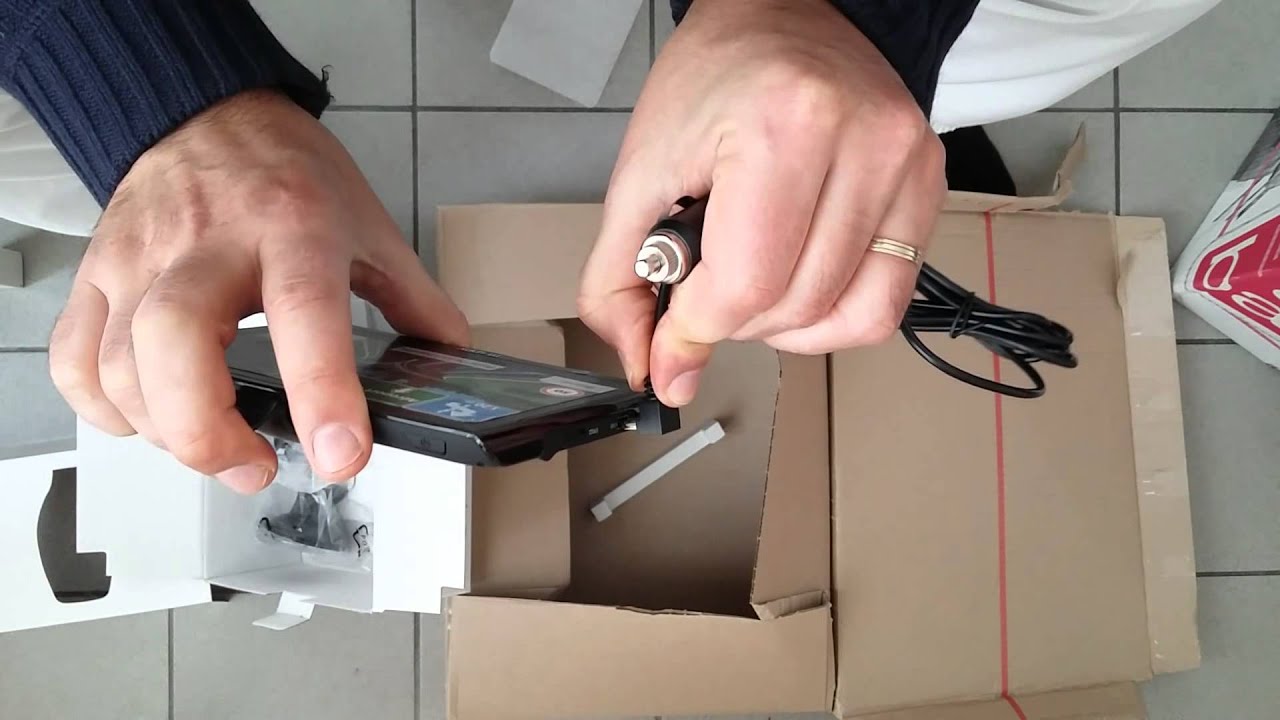 déballage GPS Mappy Maxi E618 Europe