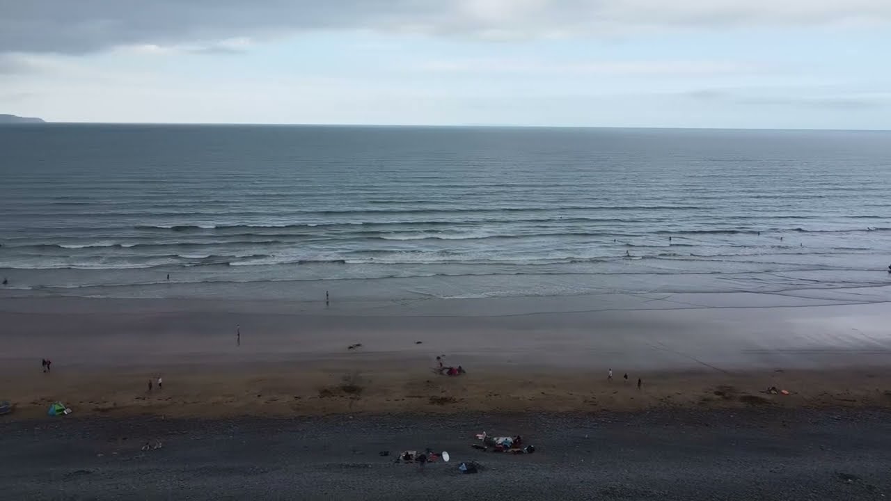 4K Drone Footage | Westward Ho!, Devon, UK | 21st Aug 2022 | DJI Mini 2