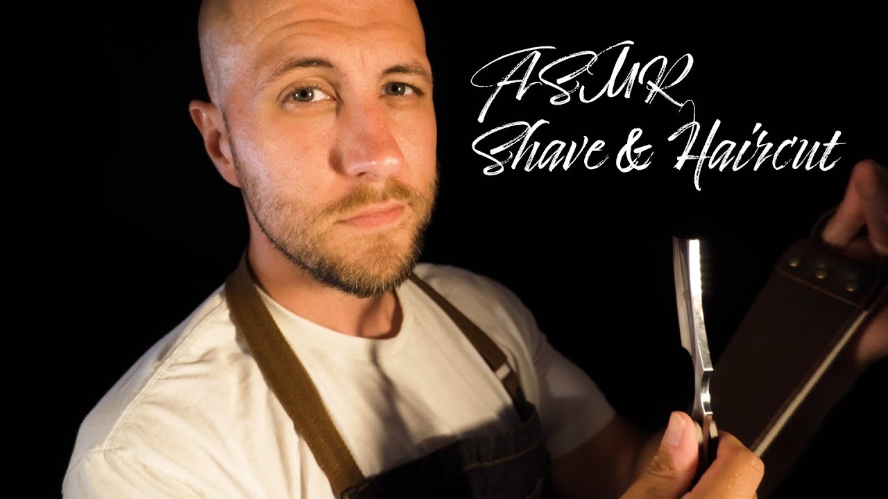 [ASMR] Barbershop Wet Shave and Haircut | Pampering | Getting you ready for a date